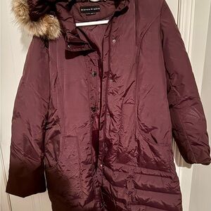 Women's Burgundy Coat